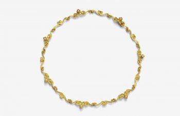 Colliers: 750er-Gold, Diamanten