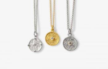 Klassische Anhänger: Talisman, 750er Gold, Silber, Edelsteine