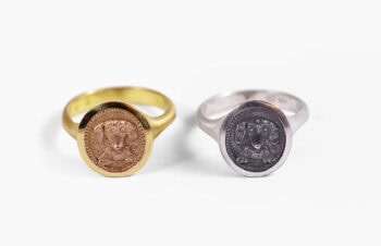 Tierringe, Dackel: 750er Gold