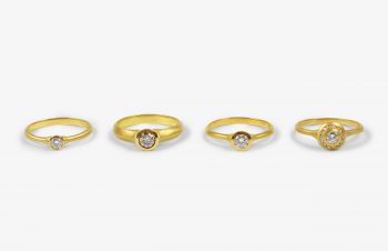 Verliebt, Verlobt, Verheiratet: Verlobungsringe 750er Gold, Diamanten