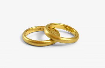 Verliebt, Verlobt, Verheiratet: Eheringe, 750er-Gold